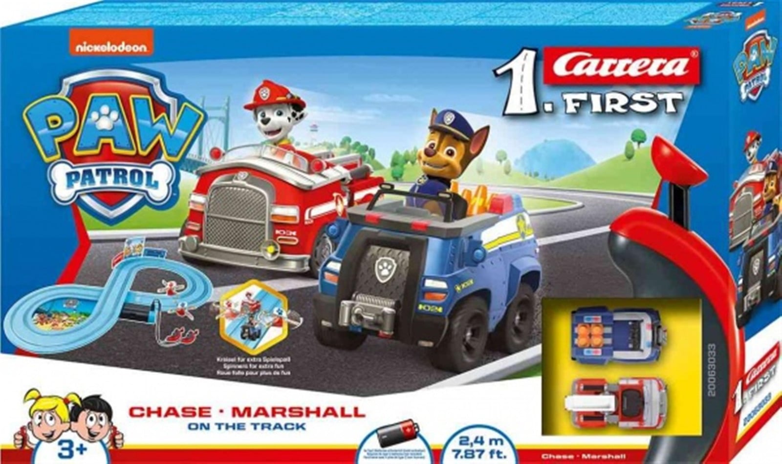 Carrera First PAW PATROL Kinderrenbaan
