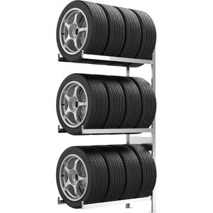 META Anbauregal 200181650, für Reifenregal, 115 x 200 x 40cm, 150kg / Ebene, 3 Ebenen