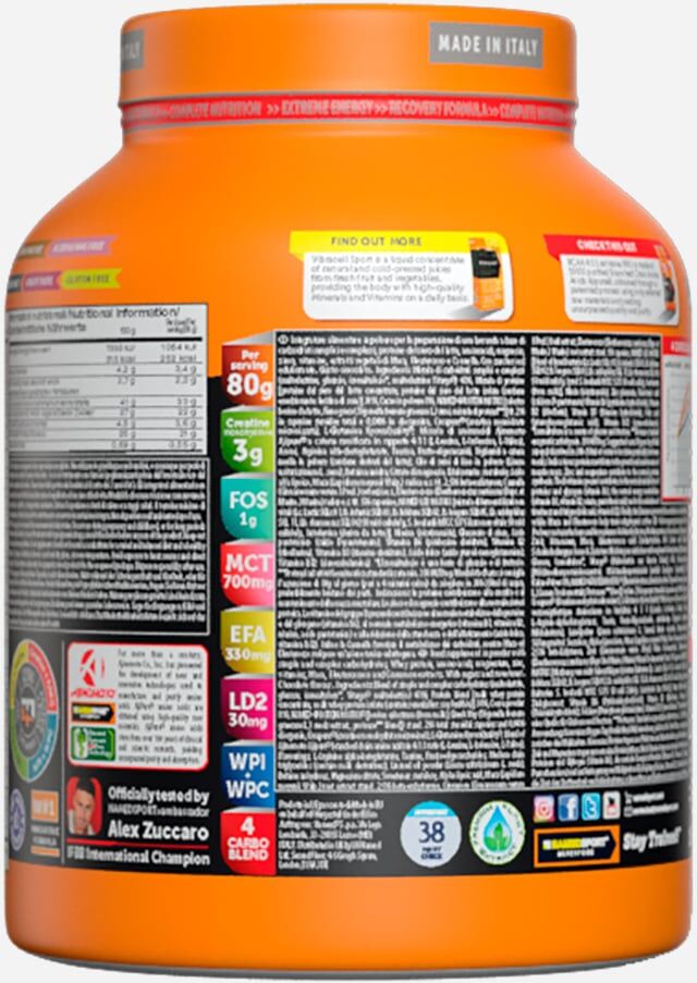 NAMED SPORT Anabolic Mass Pro 1600g - Energetico - Color Mix UNICA