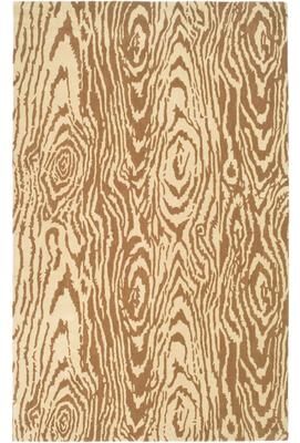 Martha Stewart by SAFAVIEH Handmade Layered Faux Bois Wool Rug