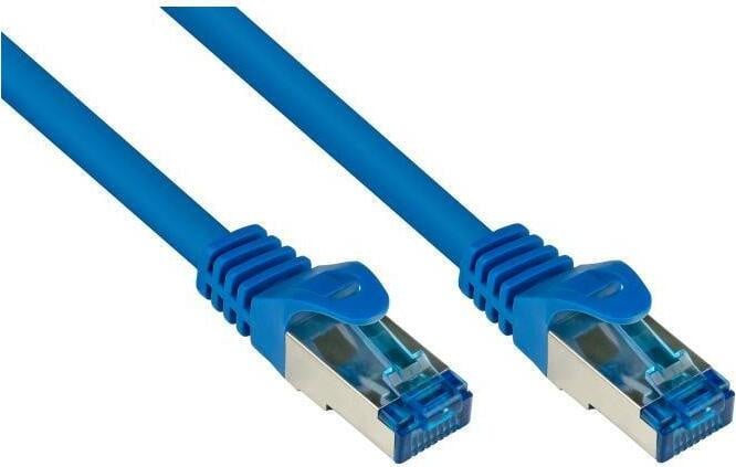 Alcasa S/FTP Cat6A netwerkkabel, 3 meter, blauw