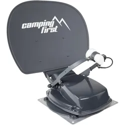 Camping First Satmex 55 plus (Parabolantenne, 34.80 dB, DVB-S / -S2), SAT Spiegel + SAT Antennen, Schwarz