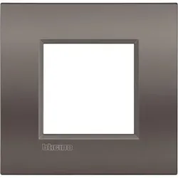 Legrand LNE4802CY Abdeckrahmen Light Air Europe: 1-fach, 2 Module, Farbe: Clay