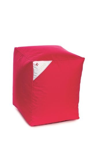 Sit On It and Joy Poef Zitzak Cubes Fushia Faux Leather