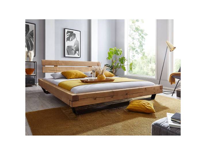 Massivholzbett Gillen III 180 x 200cm Korpus: Fichte Braun Fichte