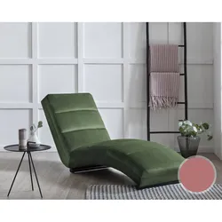 SalesFever »Sento« Relaxliege Samt  – erhältlich in 3 Farben