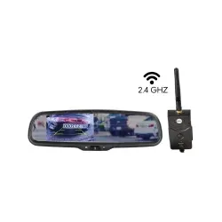 771000-6514 4.3" Spiegelmonitor inkl. 2.4GHz Digital Video Transmitter