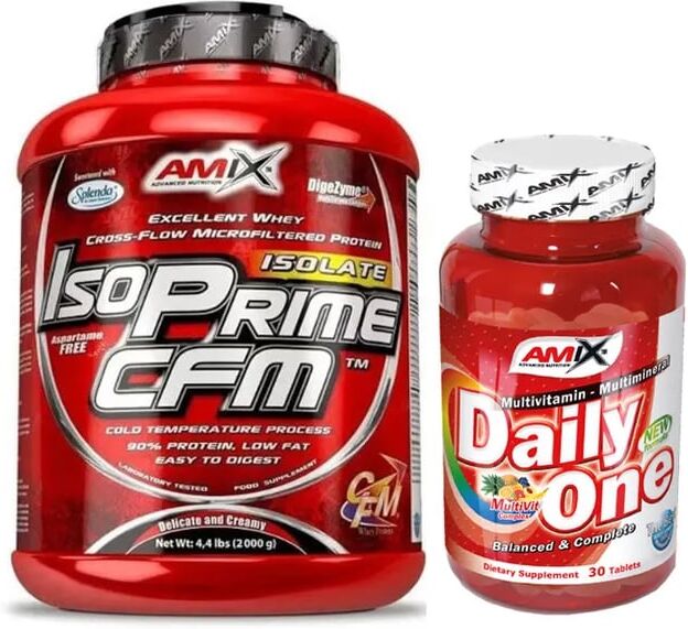 Amix Nutrition Pack Presente IsoPrime CFM 2 Kg + Daily One 30 cáps Chocolate Branco