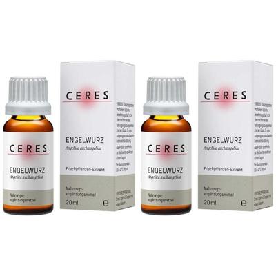 Ceres Engelwurz Angelica archangelica Extrakt Tro. 2x 2x20 ml Tropfen