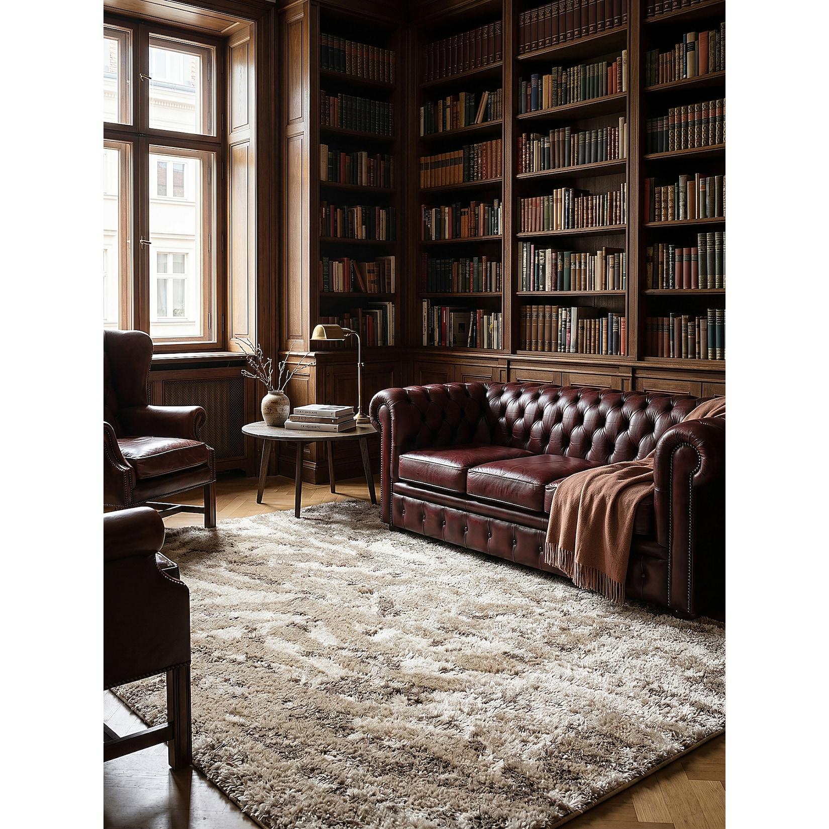 Shaggy-Teppich abstrakt Natur 160 x 230 cm - DOVEL Kadima Design