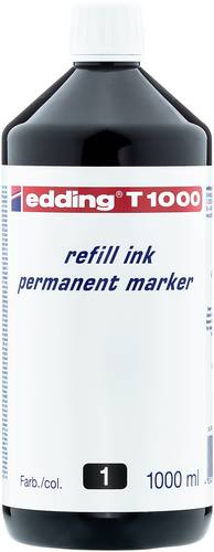 Edding Nachfülltinte Marker T1000 Schwarz 1l wasserfest: Ja 4-T1000001