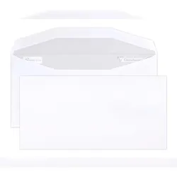 Clairefontaine 500x Box 500 Umschl 114X229 80g Lose- Weiß 6989C