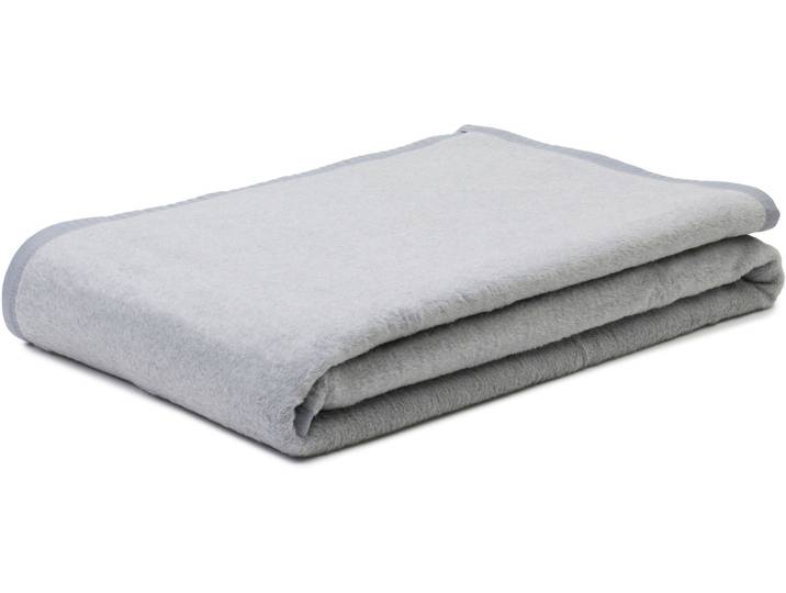 Wohndecke GÖZZE Arizona , silber (silberfarben), B:150cm L:200cm, Baumwolle, Polyacryl, Polyester, Wohndecken, Wohndecke, mit farblich passender Bandeinfassung