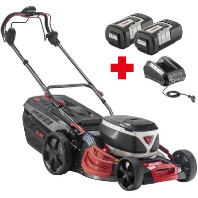 Akkurasenmäher AL-KO "512 Li VS-W Premium", schwarz, B:60cm H:105cm T:140cm, Rasenmäher, inkl. Akku und Ladegerät