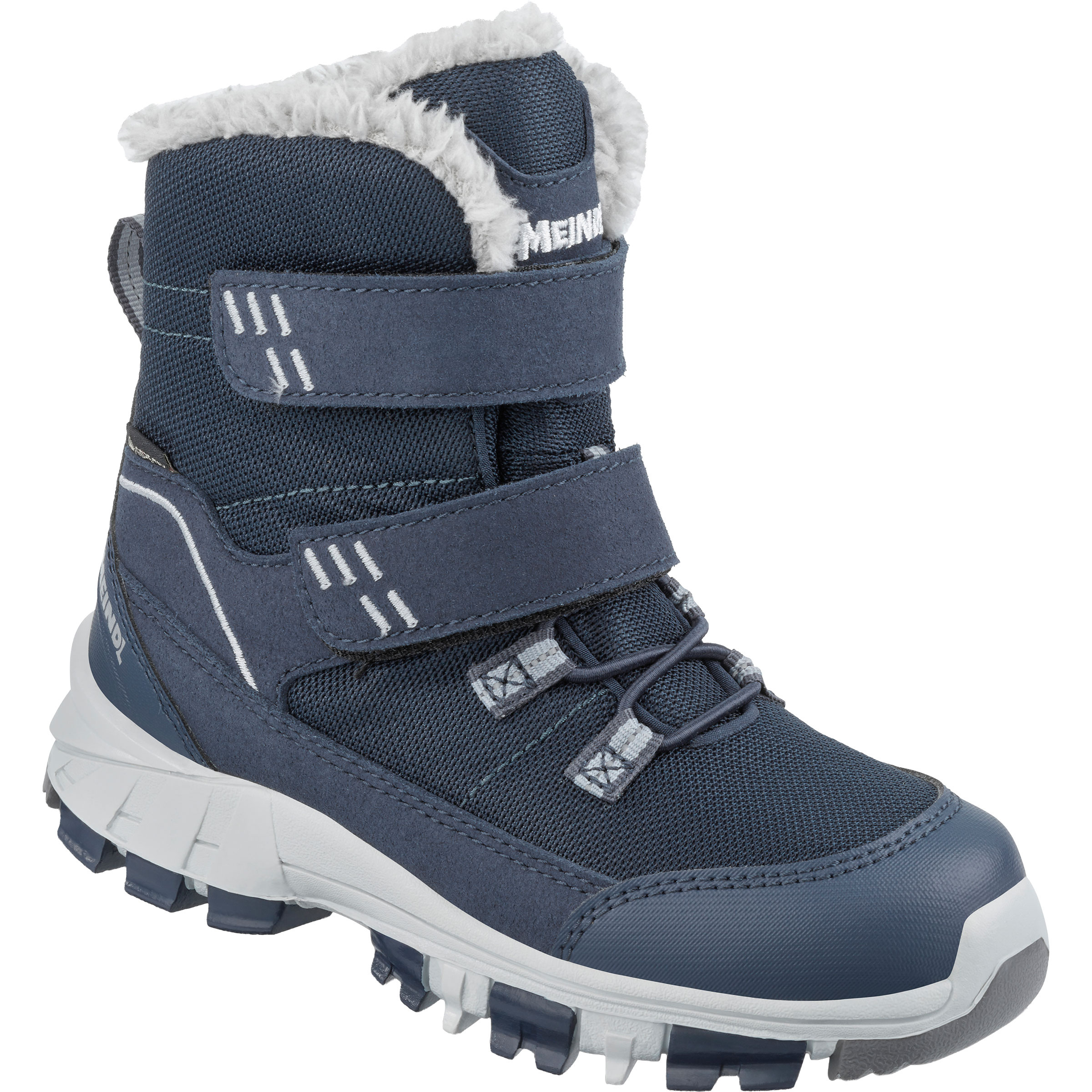 Meindl Visby GTX Kinder Winterschuhe & Winterstiefel blau Größe 32 Lifestyle Wasserdicht