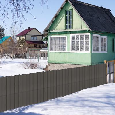 Clihome 20 Pcs 3.54'x1.64' Galvanized Roofing Panels with Screws - 3.54 ft x1.64 ft