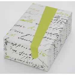 JUNG SCHÖNER VERPACKEN Geschenkpapier 50 cm  x 20 m weiß/hellgrün