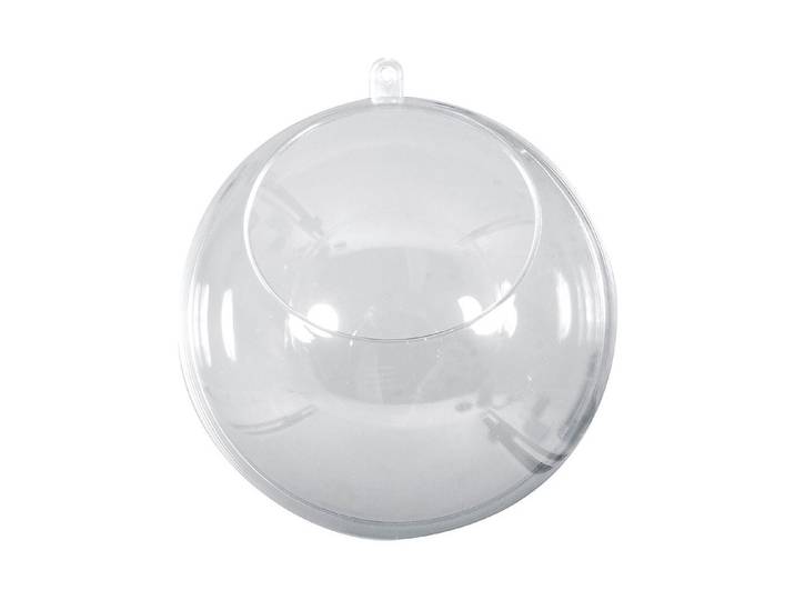 Rayher Plastik-Kugel mit Ausschnitt ⌀ 8 cm