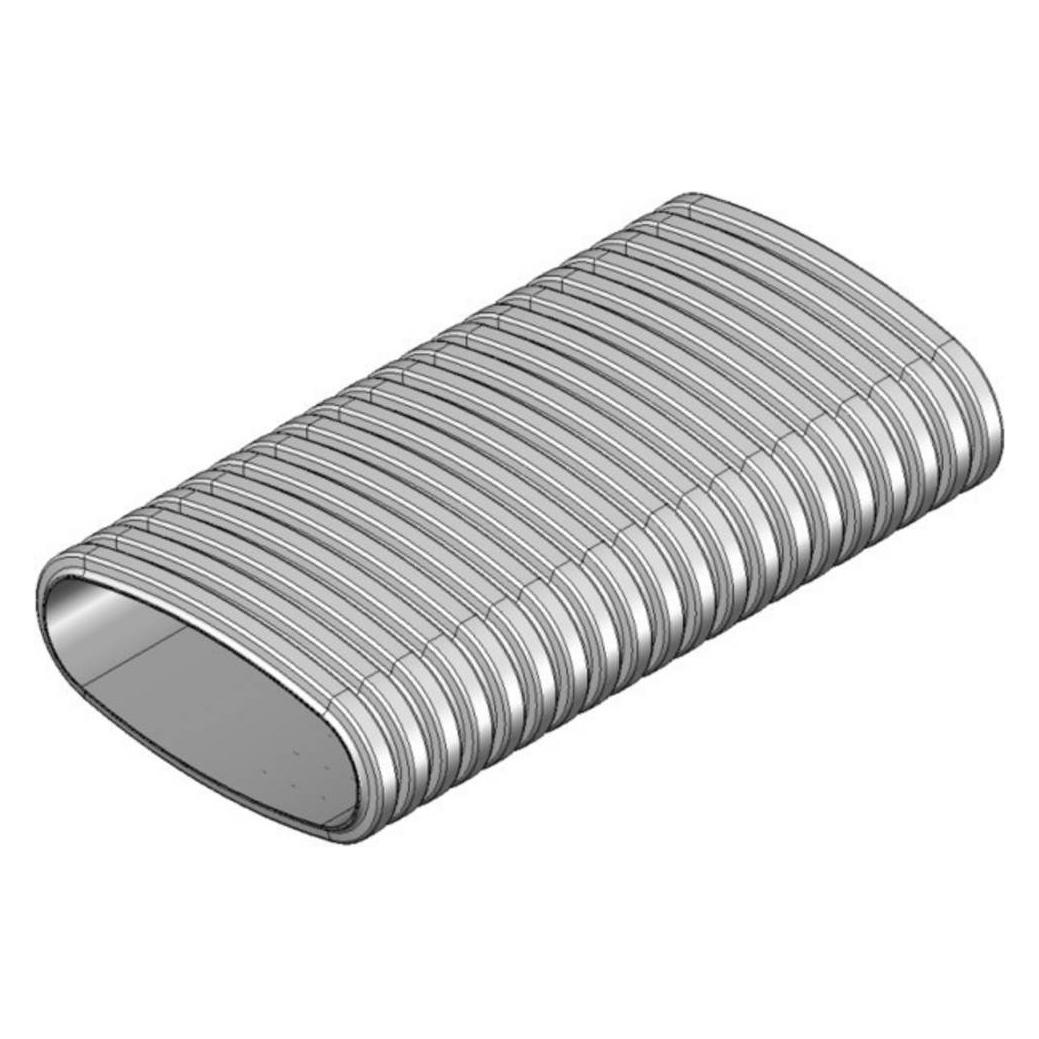 Helios Zubehör Lüftung Flexrohr 51x114mm Kst (3850)