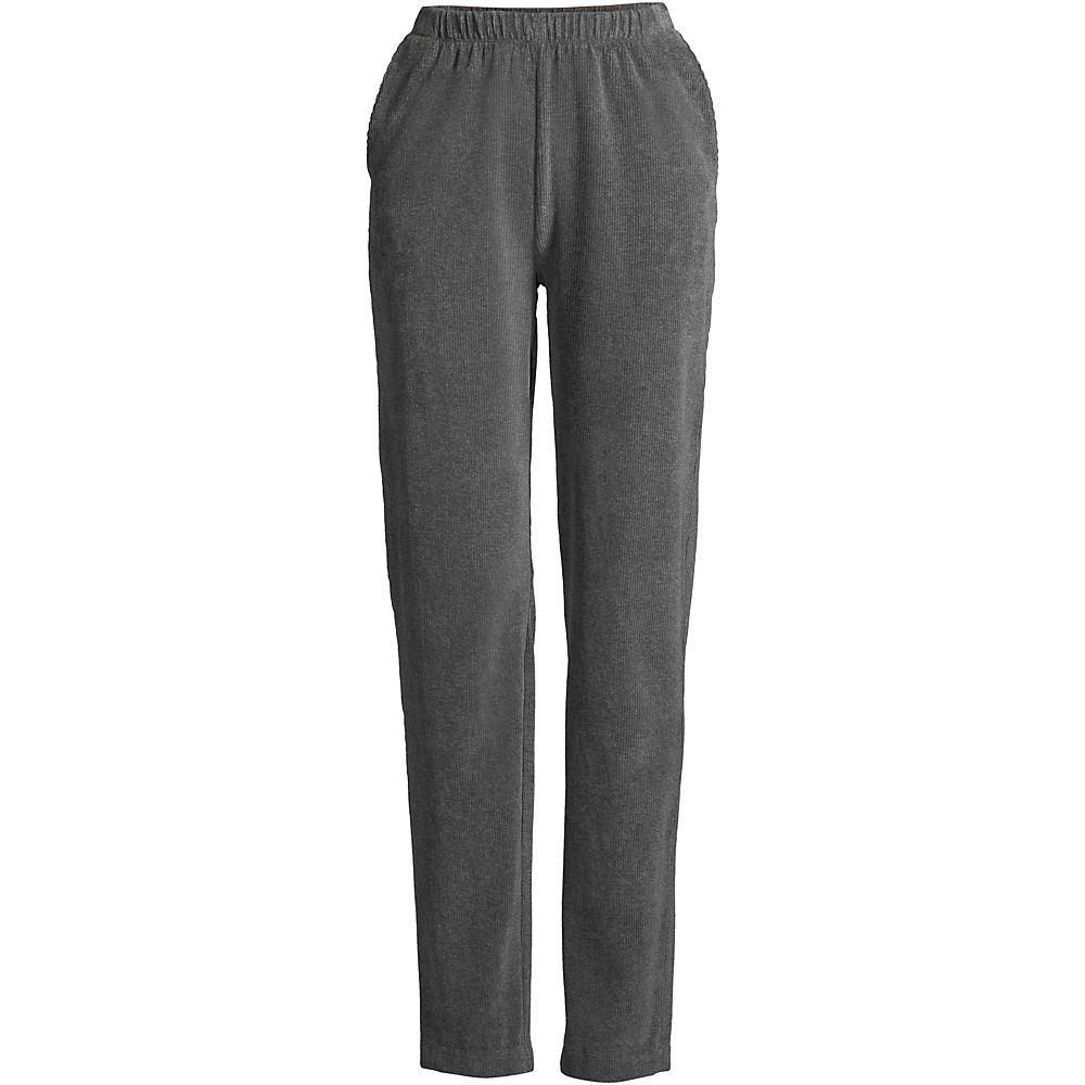 Komfort-Cordhose SPORT KNIT für Damen in Plus-Größe, Damen, size: plus, Grau, Baumwoll-Mischung, by Lands' End