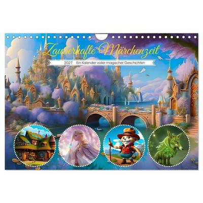 Zauberhafte Märchenzeit (Wandkalender 2027 DIN A4 quer), CALVENDO Monatskalender