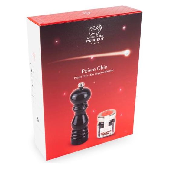 Peugeot PE 37352 SENSATION POIVRE SET ZWART LAK (37352)