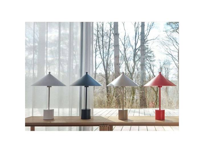 Lampe à poser Kasa, rouge, métal, E14 - OYOY Living Design - Salon / séjour - Scandinave - À ampoule unique