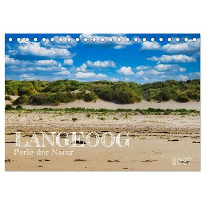 Langeoog - Perle der Natur (Tischkalender 2027 DIN A5 quer), CALVENDO Monatskalender