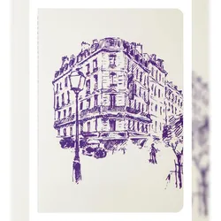 Jacques Herbin 5x A5-Notizbuch # Rue de la Verrerie- Blau 93017T