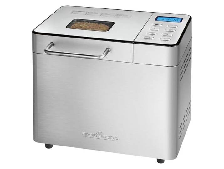 ProfiCook® Brotbackautomat mit Timer morgens mit warmem Brot aufwachen Krustenbräunung einstellbar (hell, mittel, dunkel) 13 Programme Bread Maker Brotbackmaschine Backautomat PC BBA 1282