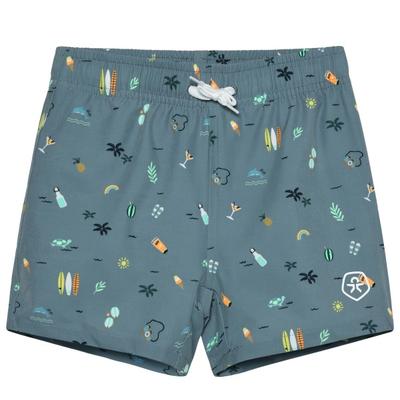 Color Kids - Kid's Swim Shorts AOP - Boardshorts Gr 128 türkis