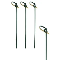 PAPSTAR 250 Fingerfood - Picker 10 cm schwarz "Knoten"