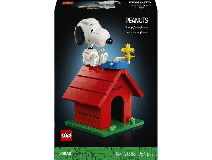 LEGO® Ideas Peanuts - La Niche de Snoopy - 21368
