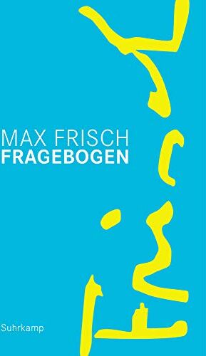 Max Frisch - Fragebogen: Erweiterte Ausgabe (suhrkamp taschenbuch) - Preis vom 09.10.2026 07:28:09 h