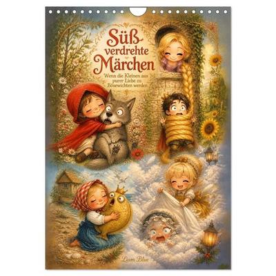 Süß verdrehte Märchen (Wandkalender 2027 DIN A4 hoch), CALVENDO Monatskalender