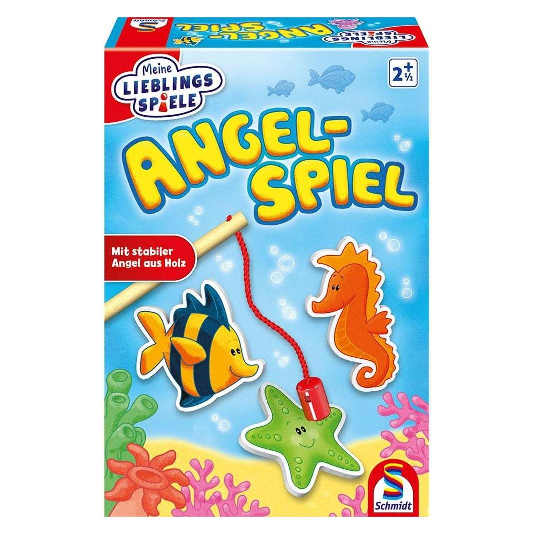 Schmidt Spiele Angelspiel (Deutsch, Englisch, Französisch, Italienisch, 1 - 4 Spieler) (40595)