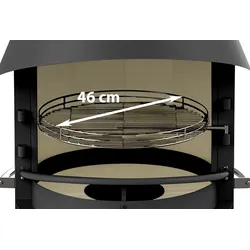 asado® Grillrost Ø46cm für  Garten-Grillkamin „Fuego“ Ø 70cm