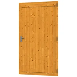 Skan Holz Einzeltür für Carports - eiche hell