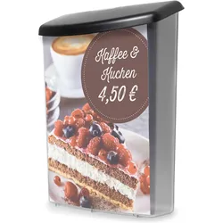 Deflecto, Prospektständer, Prospektbox fr den Auáenbereich, DIN A4 hoch (A4)