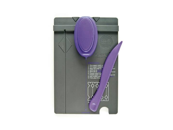 Rayher Candy Box Punch Board Grau