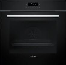 Siemens HB572ABS4 Backofen 60cm Edelstahl 6Heizarten Pyrolyse cookControl10 LED-Display Elektronikuhr