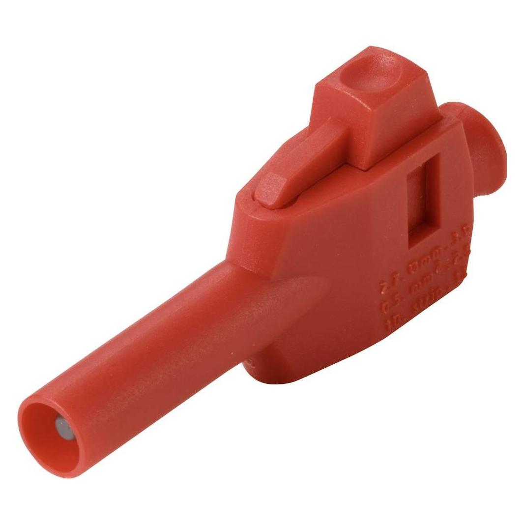 Voltcraft MP-4 Laborstecker mit Klemmanschluss Stecker, gerade Stift-Ø: 4 mm Rot (VC-17195255)