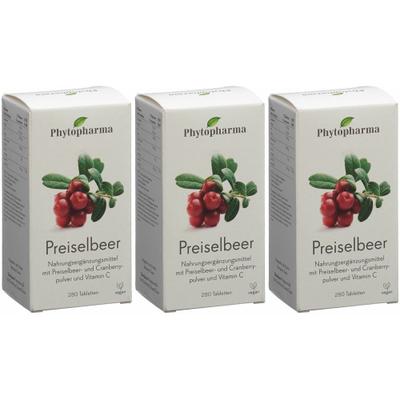 Phytopharma Preiselbeer Tabl 280 Stk x3 3x280 St Tabletten