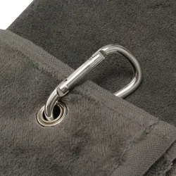 cbf moda moda Schlägertuch mit Karabiner, grau