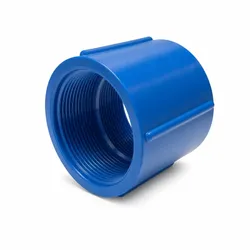 PVC-Muffe blau BSPT IG x IG  10 bar - 2" x 2"