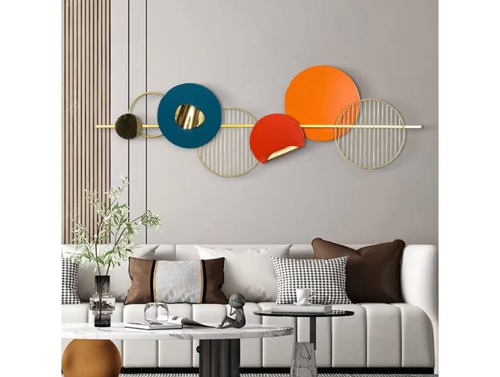 150X50 salon maison mur Arts décoration articles fond métal artisanat maison décor luxe