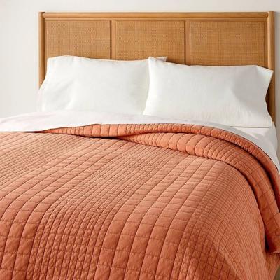 All Categories Goods King Grid Stitch Quilt Rust, Cozy Cotton Voile, Hearth & Hand With Magnolia, Recycled Polyester Filling King Grid Stitch Quilt Rust, Cozy Cotton Voile, Hearth & Hand With Magnolia, Recycled Polyester Filling