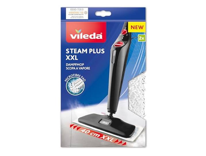 Vileda 161717 Steam XXL stoomreiniger - Navulling - 2 stuks, wit