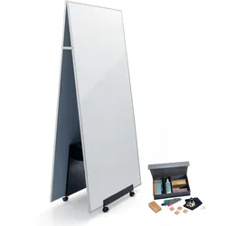 Sigel MUB01 Meet up-Set: agiles Pinboard 90x180cm, agiles Whiteboard 90x180cm, Aufsteller und Starterset