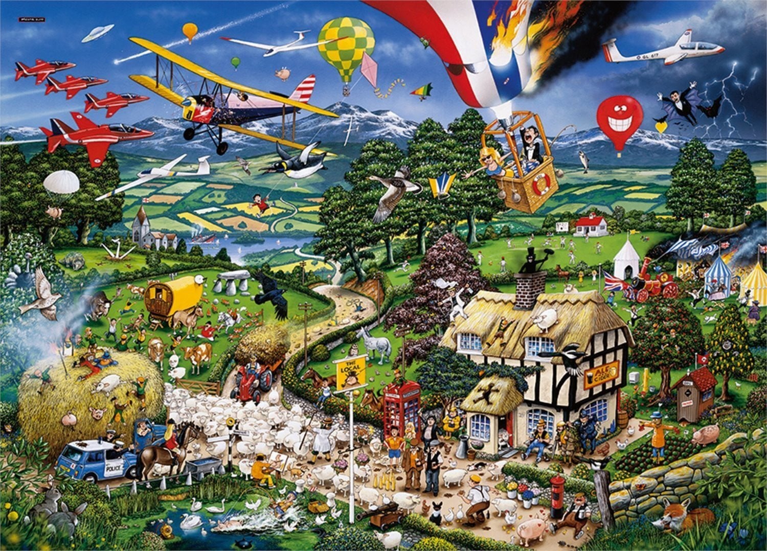 Puzzel met landschap van Sonstige Verlage